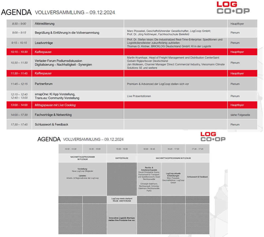 LogCoop Agenda 12-2024